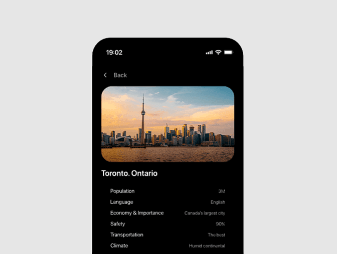 Travel Guide App UI Design