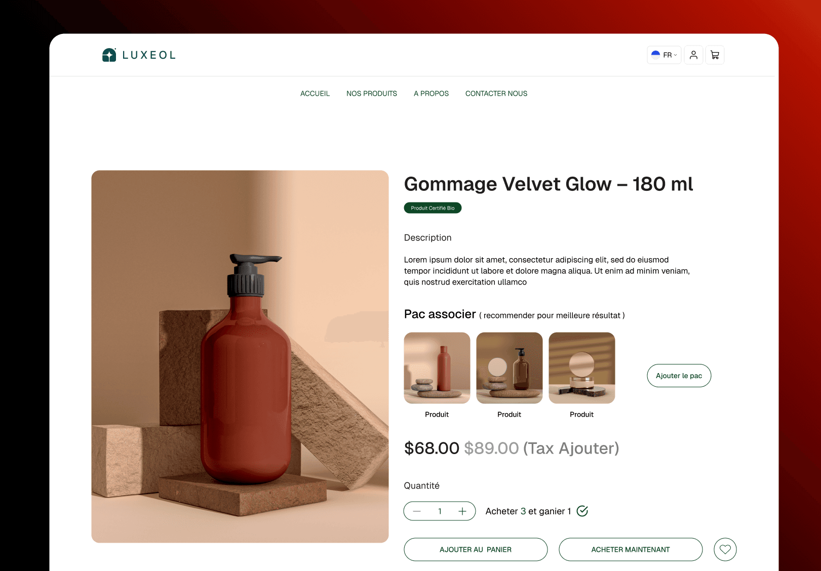Luxeol: Luxury E-commerce Website